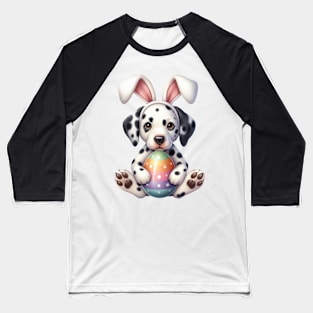 Easter Dalmatian Dog Baseball T-Shirt